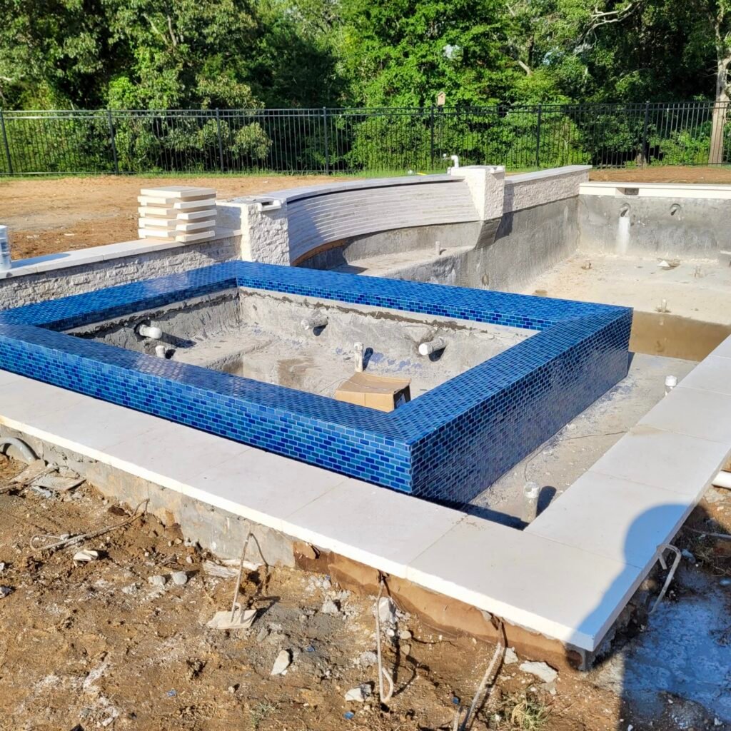 Spa within Pool Blessing Pools